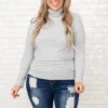 Right Where We Belong Top, Heather Gray -Beyond Basics RightWhereWeBelongTop HeatherGray 0018