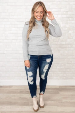 Memories Made Jeans, Dark Wash -Beyond Basics RightWhereWeBelongTop HeatherGray 2 a40e972e f823 48be 80a7 542450033885