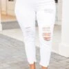 Rip Rip Hooray Jeans, White -Beyond Basics RipRipHoorayJeans White 9147