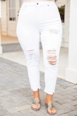 Rip Rip Hooray Jeans, White