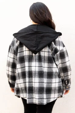 Rock It Any Day Shacket, Black -Beyond Basics RockItAnyDayShacket Black 0874