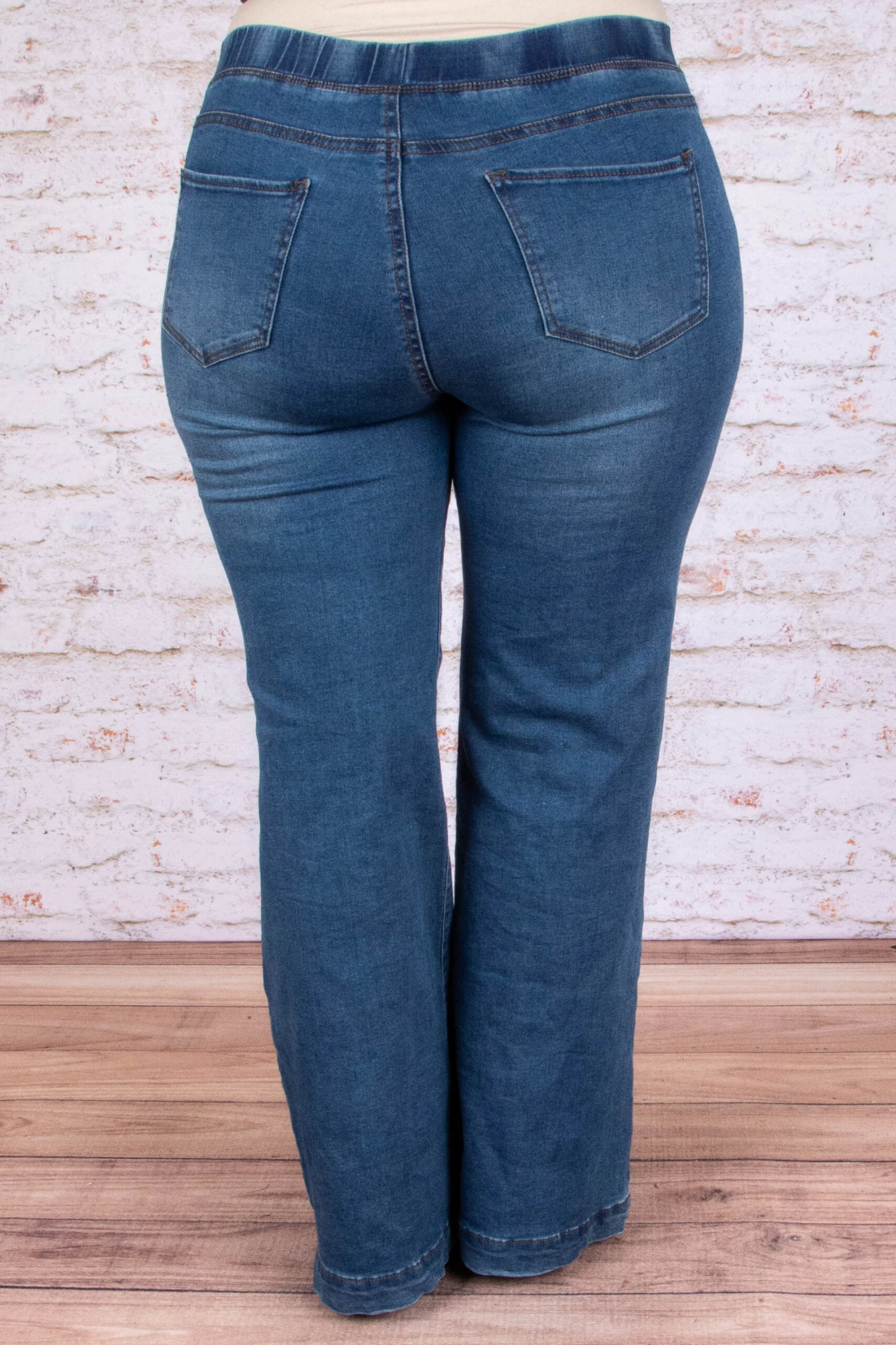 Dare To Flare Jeans, Dark Wash 5 Dare To Flare Jeans, Dark Wash - Image 3