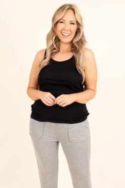 Simple Woman Tank, Black