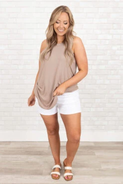 Simply Elegant Tank, Ash Mocha 10 Simply Elegant Tank, Ash Mocha -Beyond Basics SimplyElegantTank AshMocha 5