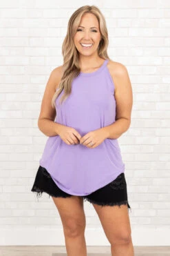 Simply Elegant Tank, Lavender