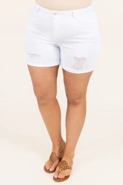 Simply Living Shorts, White -Beyond Basics SimplyLivingShorts White 9702