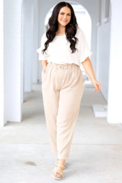 Single Step Pants, Taupe -Beyond Basics SingleStepPants Taupe 16