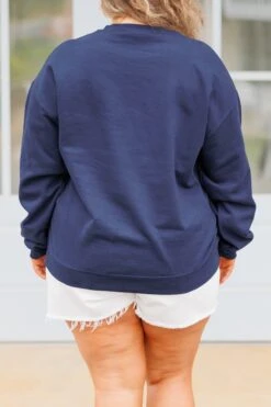 Soaring High Sweatshirt, Navy -Beyond Basics SoaringHighSweatshirt Navy 1