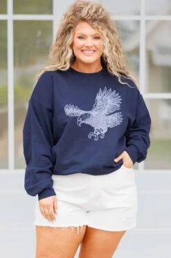 Soaring High Sweatshirt, Navy