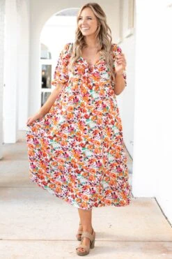 Someday We Will Know Dress, Orange -Beyond Basics SomedayWeWillKnowDress Orange 2298