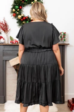 Southern Soul Dress, Charcoal -Beyond Basics SouthernSoulDress Charcoal 1072