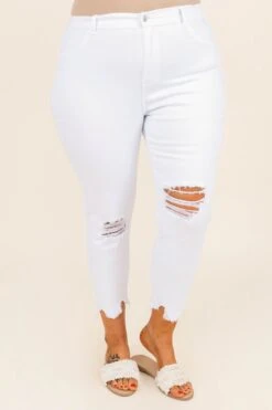 Spotlight All Over Jeans, White -Beyond Basics SpotlightAllOverJeans White 2