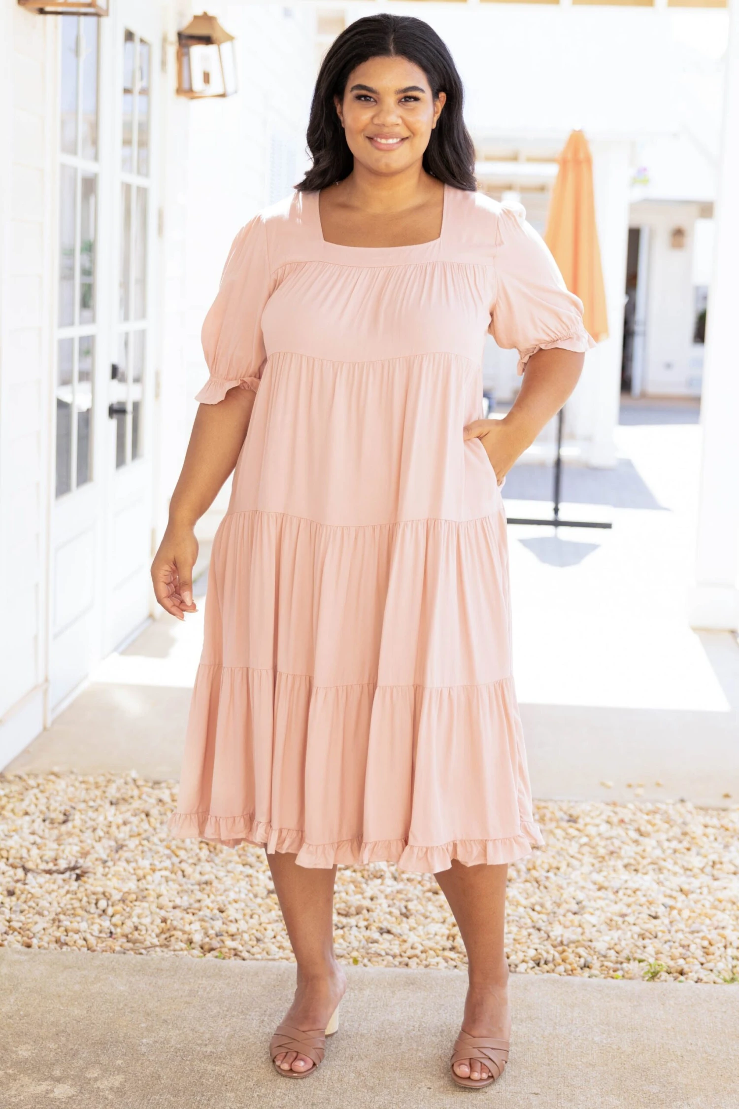 Spring Horizon Dress, Blush 4 Spring Horizon Dress, Blush - Image 2