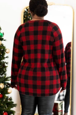 Stop Complaining Top, Red-Black -Beyond Basics StopComplainingTop Red Black 7907