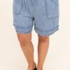 Strolling The Shore Shorts, Medium Wash -Beyond Basics StrollingTheShoreShorts MediumWash 9990