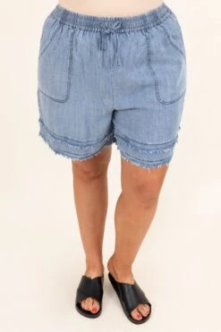 Strolling The Shore Shorts, Medium Wash 10 Strolling The Shore Shorts, Medium Wash -Beyond Basics StrollingTheShoreShorts MediumWash 9991