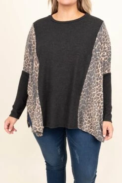 Stunning Statement Top, Charcoal 11 Stunning Statement Top, Charcoal -Beyond Basics StunningStatementTop Charcoal 9936