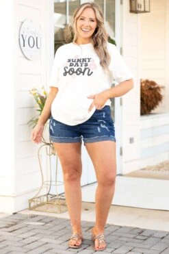 Summer Blues Shorts, Dark Wash -Beyond Basics SummerBluesShorts DarkWash 1788