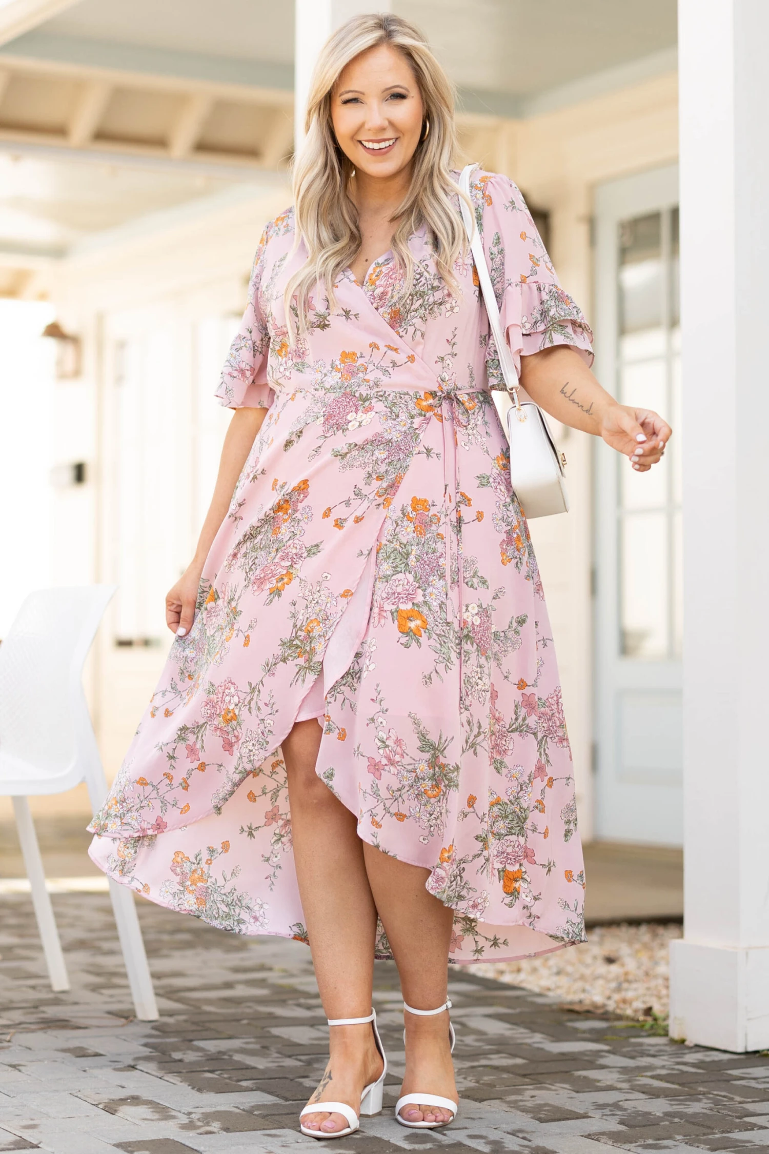 Sweet Georgia Peach Dress, Peach 3 Sweet Georgia Peach Dress, Peach