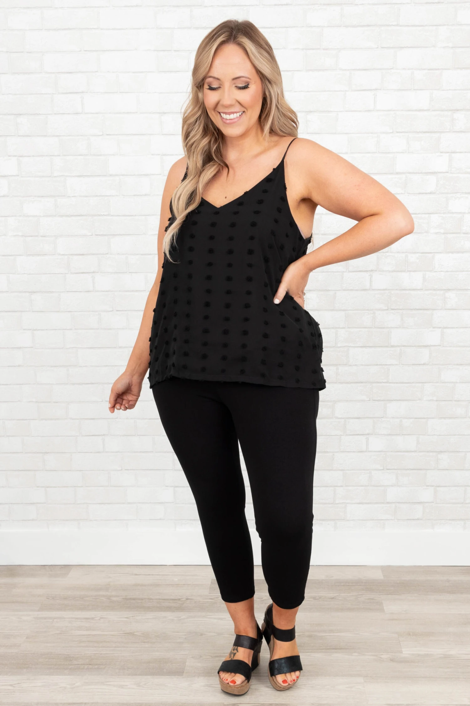 Take The Straps Off Tank, Black 4 Take The Straps Off Tank, Black - Image 2