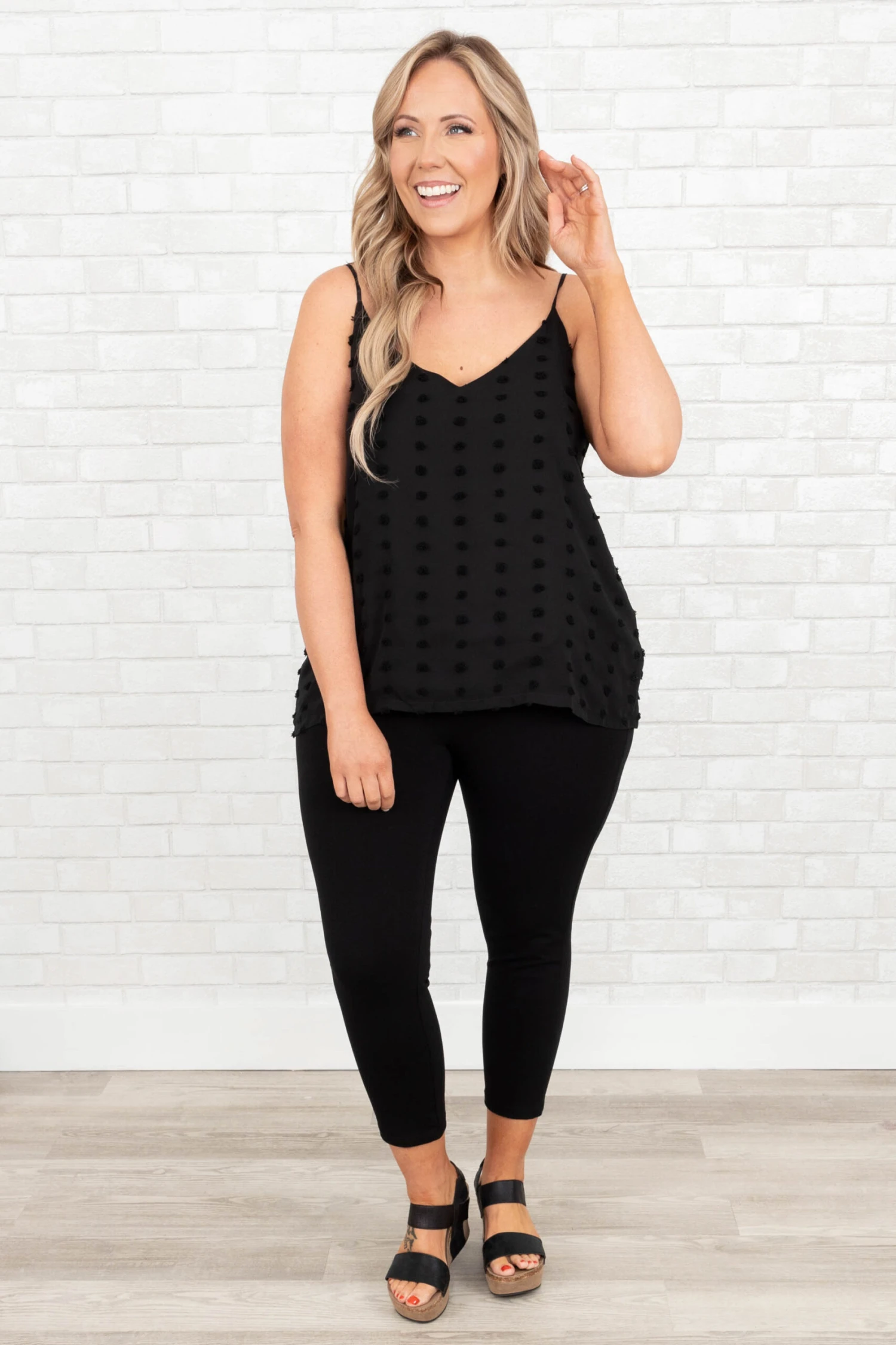 Take The Straps Off Tank, Black 5 Take The Straps Off Tank, Black - Image 3