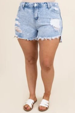 The Only One Shorts, Light Wash -Beyond Basics TheOnlyOneShorts LightWash