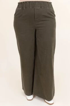 The Sweetest Destination Pants, Dark Olive -Beyond Basics TheSweetestDestinationPants DarkOlive 4