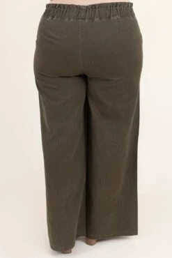 The Sweetest Destination Pants, Dark Olive -Beyond Basics TheSweetestDestinationPants DarkOlive 5