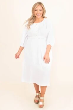 The Voice Within Dress, Off White -Beyond Basics TheVoiceWithinDress OffWhite 6791