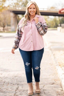 There You Are Shacket, Pink -Beyond Basics ThereYouAreShacket Pink 7358