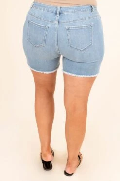 This Is My Hour Shorts, Light Denim -Beyond Basics ThisIsMyHourShorts LightDenim 9782