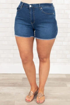 Time In The Sun Shorts, Medium Wash 10 Time In The Sun Shorts, Medium Wash -Beyond Basics TimeInTheSunShorts MediumWash