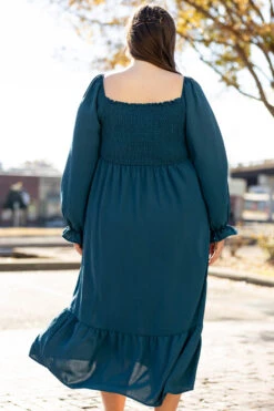 Time To Show It Off Dress, Teal -Beyond Basics TimeToShowItOffDress Teal 7063