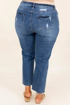 Too Busy Slaying Mom Jeans, Dark Wash 12 Too Busy Slaying Mom Jeans, Dark Wash -Beyond Basics TooBusySlayingMomJeans DarkWash 0014
