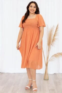 Too Sweet For You Dress, Ginger -Beyond Basics TooSweetForYouDress Ginger 8544