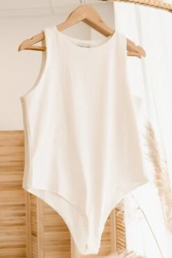 Trying New Things Bodysuit, Off White -Beyond Basics TryingNewThingsBodysuit OffWhite 1