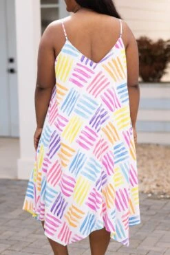 Under The Sun Dress, Ivory Multi -Beyond Basics UnderTheSunDress IvoryMulti 2