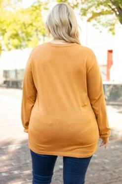 Waiting For Pumpkin Season Top, Toast -Beyond Basics WaitingForPumpkinSeasonTop Toast