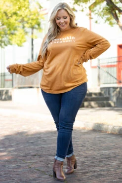 Waiting For Pumpkin Season Top, Toast -Beyond Basics WaitingForPumpkinSeasonTop Toast 4