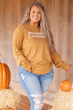 Waiting For Pumpkin Season Top, Toast