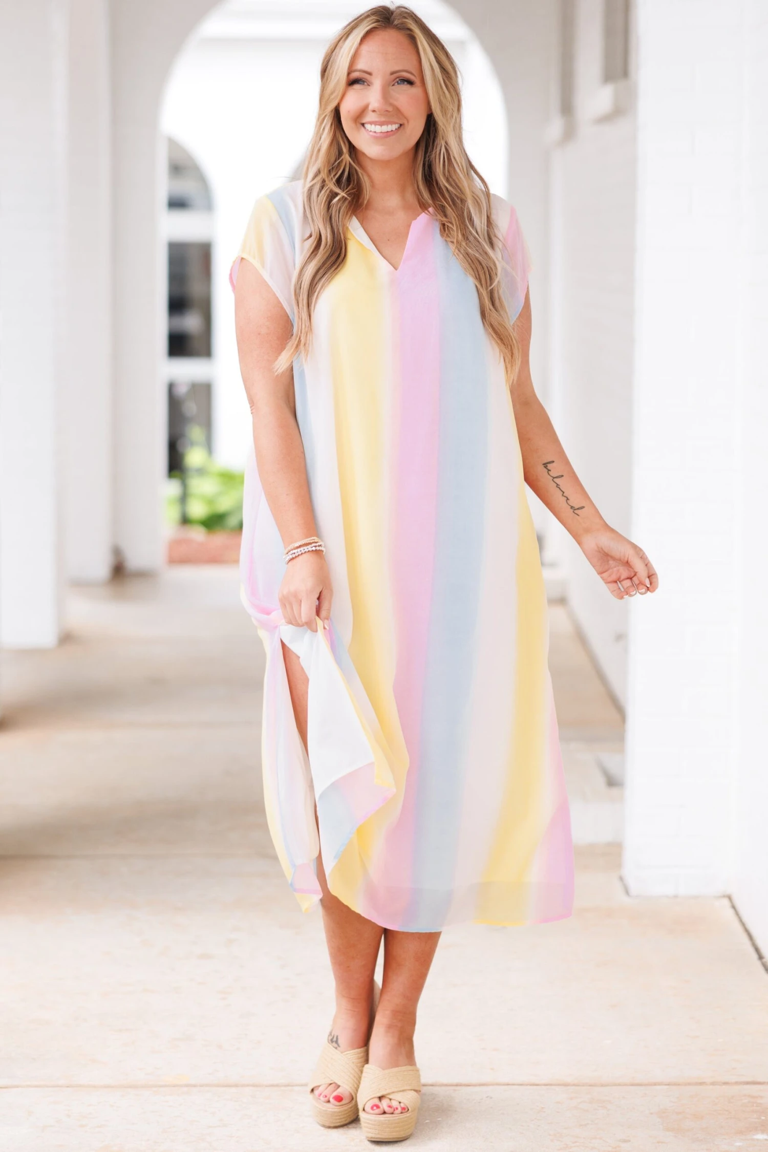 Waiting For Summer Dress, Multi 5 Waiting For Summer Dress, Multi - Image 3