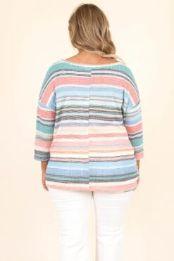 What A Breakthrough Top, Coral-Mint-Black -Beyond Basics WhatABreakthroughTop Coral Mint Black 9241