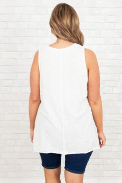 Whenever Tank, White 11 Whenever Tank, White -Beyond Basics WheneverTank White 9991