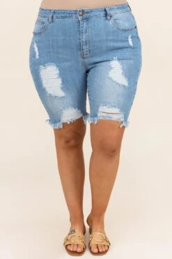 Without A Care Shorts, Medium Wash -Beyond Basics WithoutACareShorts MediumWash 8165