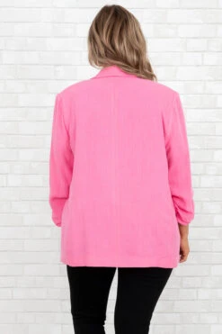 Working In Style Jacket, Pink -Beyond Basics WorkingInStyleJacket Pink 9272