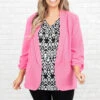 Working In Style Jacket, Pink 1 Working In Style Jacket, Pink -Beyond Basics WorkingInStyleJacket Pink 9275