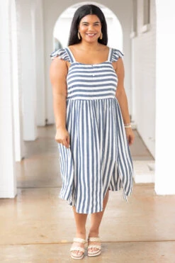 Beyond Basics -Beyond Basics YouJustWaitDress Denim 9599