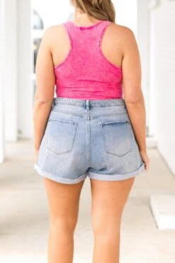 You Look Good Bodysuit, Hot Pink -Beyond Basics YouLookGoodBodysuit HotPink 1