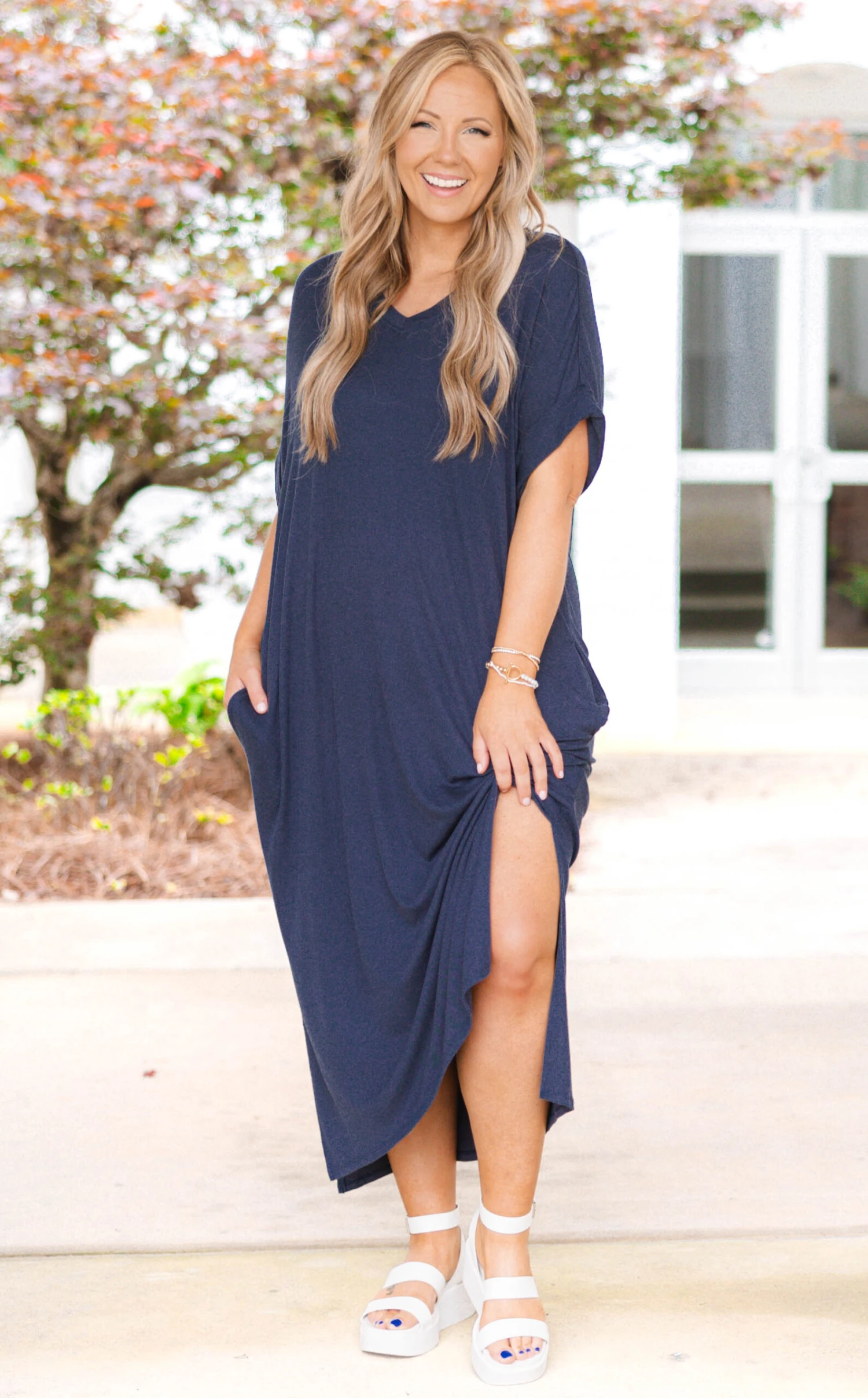 You Tried Dress, Ink Blue 4 You Tried Dress, Ink Blue - Image 2